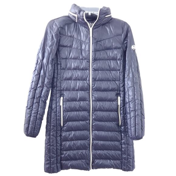 MICHAEL Michael Kors Packable Down Filled Puffer Coat XS Black Winter Jacket - Picture 1 of 7